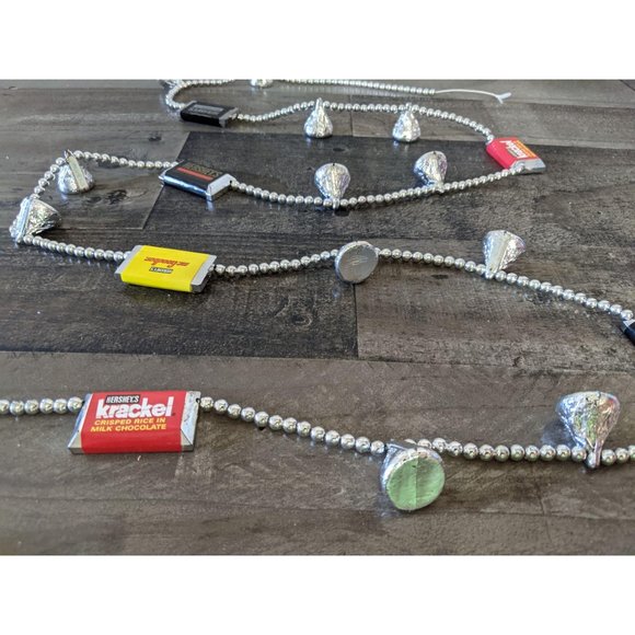 Hershey kisses Garland Xmas Mr goodbar crackle vin - Picture 2 of 5